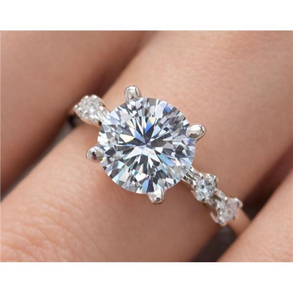 $1815, 10K(1.49g),  LAB DIAMOND (0.9+0.04ct)RING, size 6.75, appraised value $1815