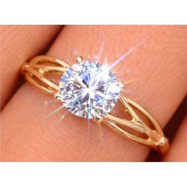 $2500, 10K(1.45g),  LAB DIAMOND (0.55ct)RING, size 5, appraised value $2500