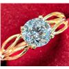 Image 2 : $2500, 10K(1.45g),  LAB DIAMOND (0.55ct)RING, size 5, appraised value $2500