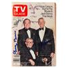 Image 1 : A Bob Hope, Johnny Carson, and George Burns Signed TV Guide.