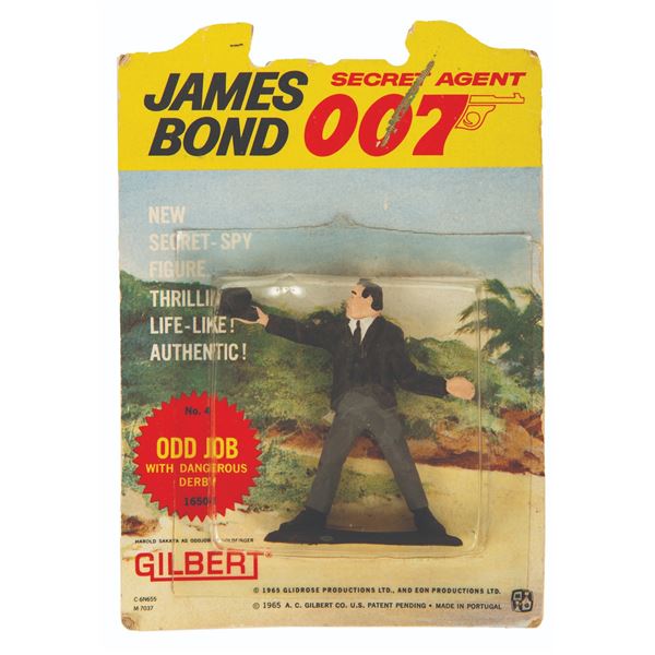 A James Bond 007 Oddjob Figure on Card.