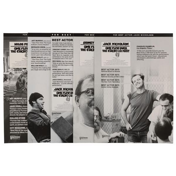 A Set of "One Flew over The Cuckoo's Nest" Awards Season Ad Samples.