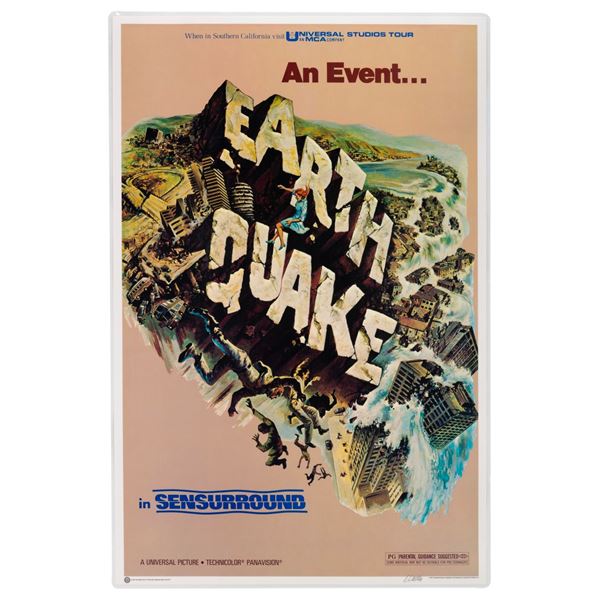 An "Earthquake" Merchandise Poster Sample.
