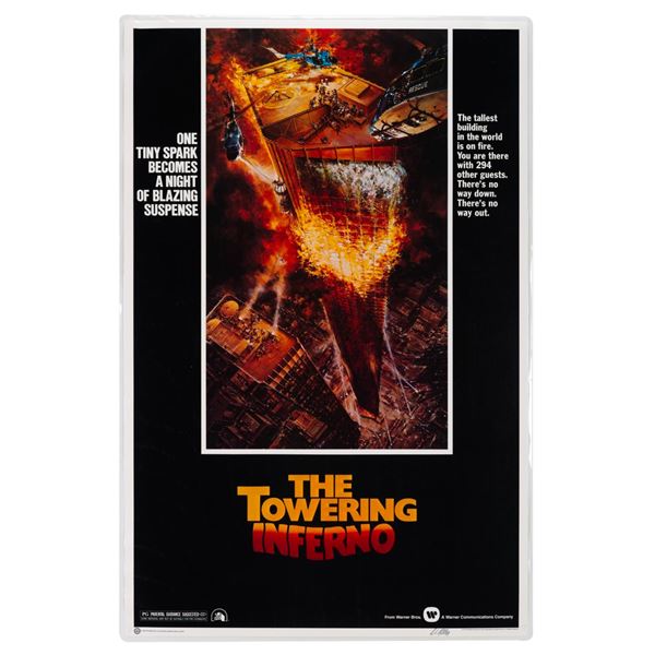 A The Towering Inferno Merchandise Poster Sample.