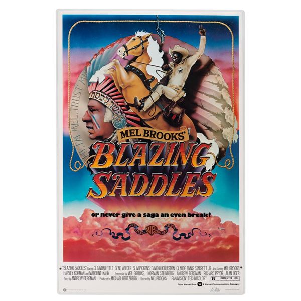 A "Blazing Saddles" Merchandise Poster Sample.