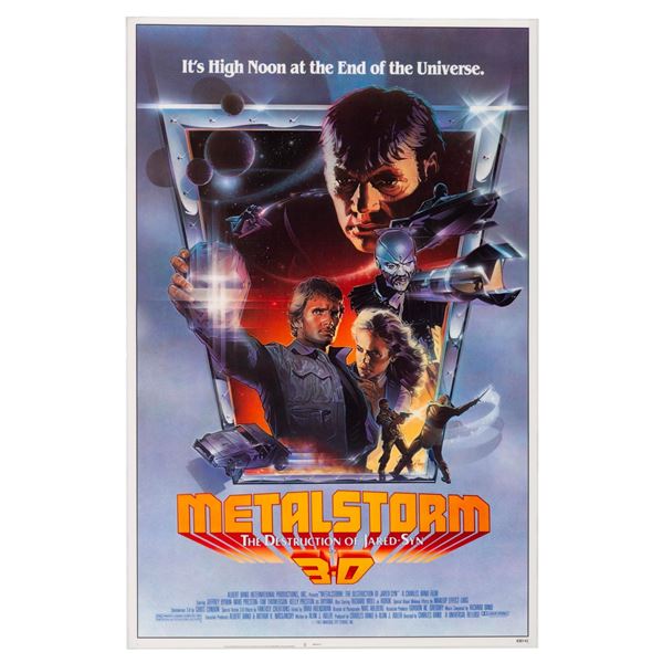 A Laminated "Metalstorm in 3D" Movie Poster.
