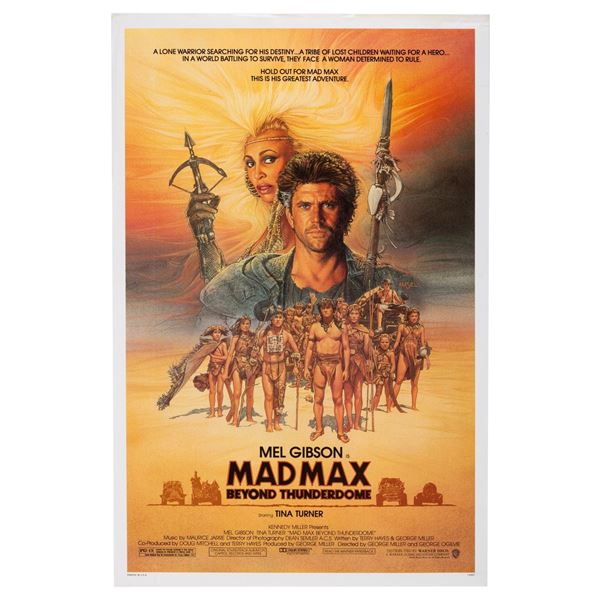 A "Mad Max Beyond Thunderdome" One-Sheet.