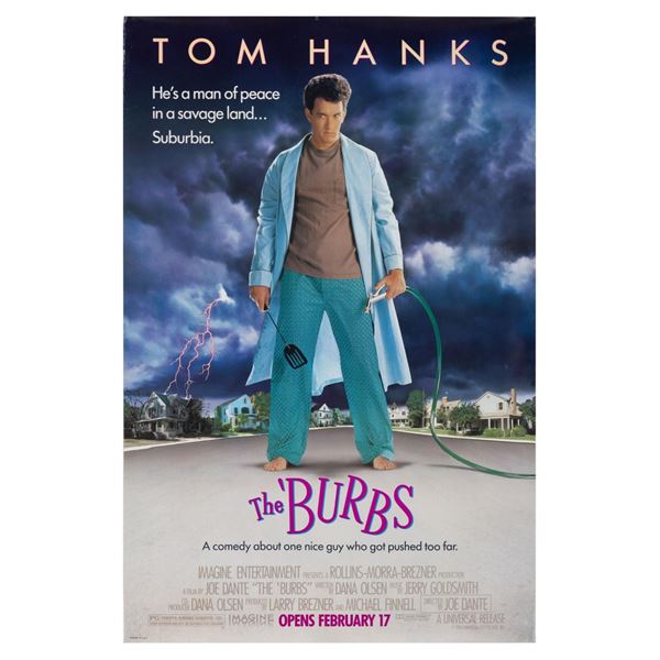 A "The 'Burbs" Movie Poster.