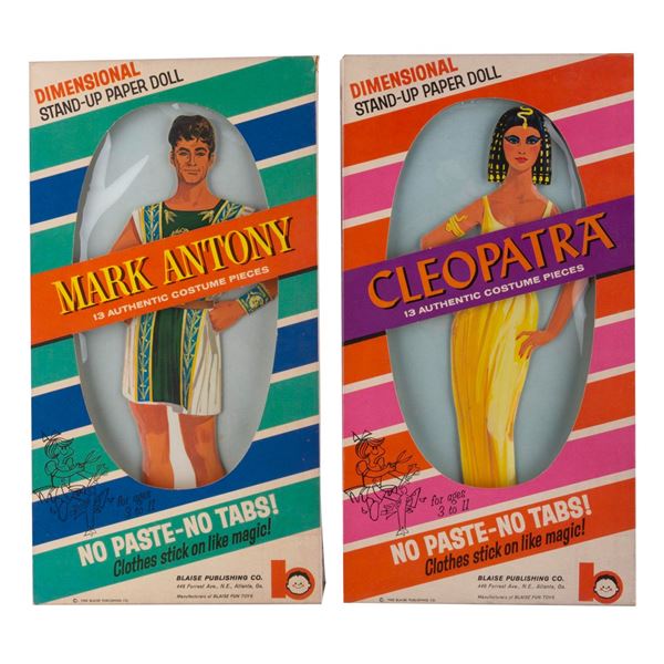A Set of 1963 "Cleopatra" Paper Dolls.
