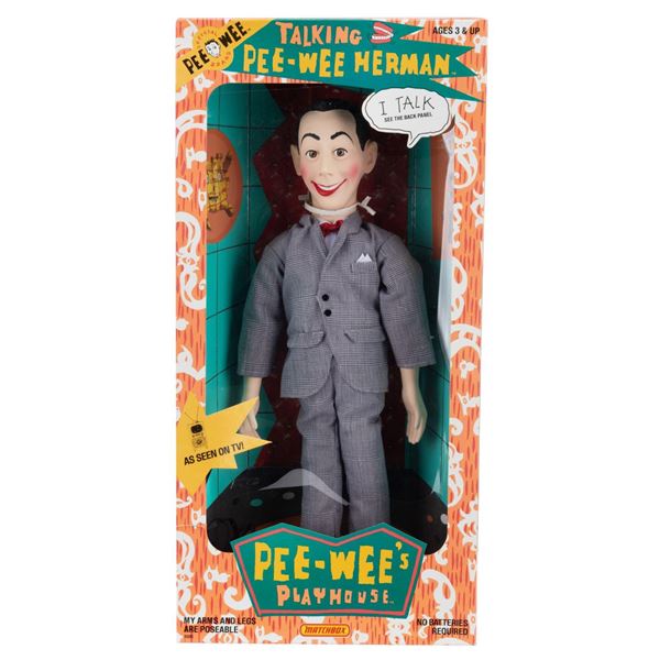 A Talking Pee-wee Herman Doll.