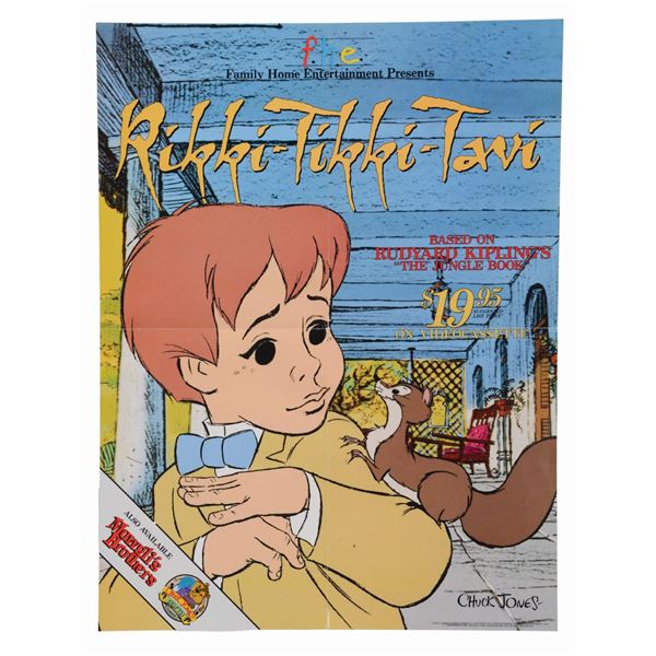 A Chuck Jones' "Rikki-Tikki-Tavi" VHS Poster.