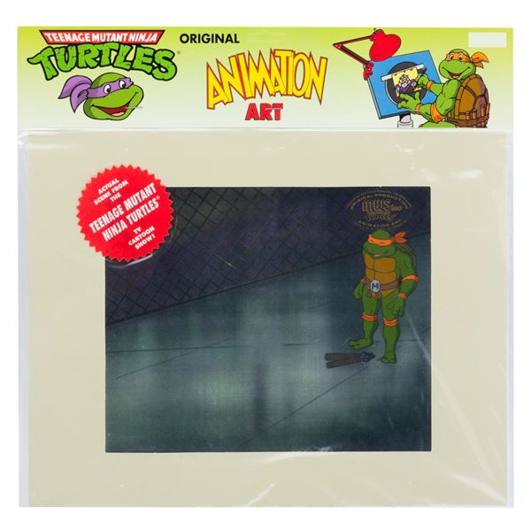 A "Teenage Mutant Ninja Turtles" Michaelangelo Original Production Cel.