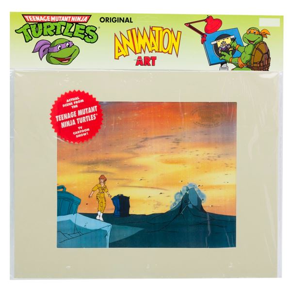 A "Teenage Mutant Ninja Turtles" April Original Production Cel.