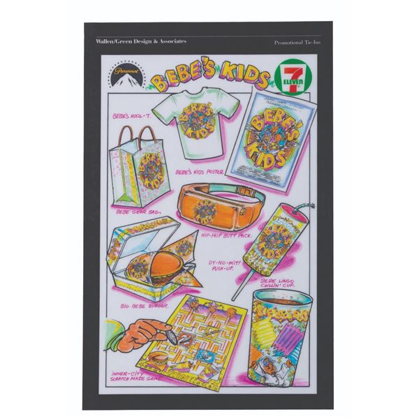 A "Bebe's Kids" 7 Eleven Marketing Board.