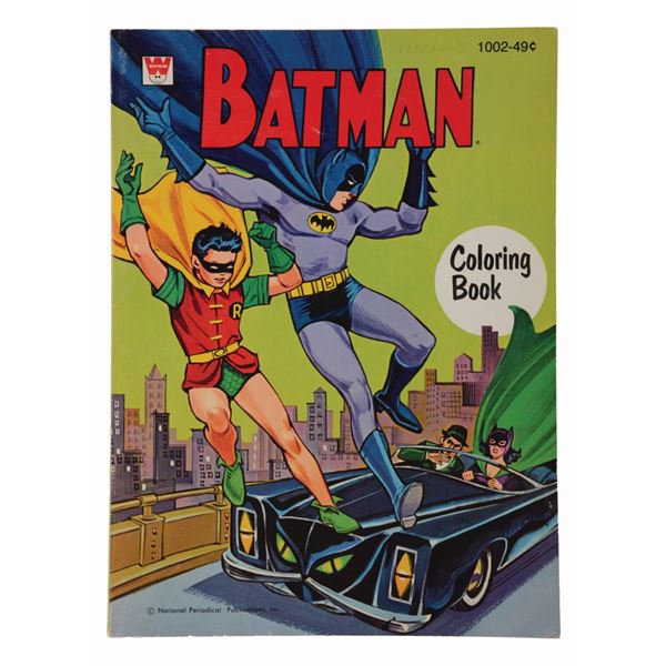 A 1960s Batman Coloring Book.