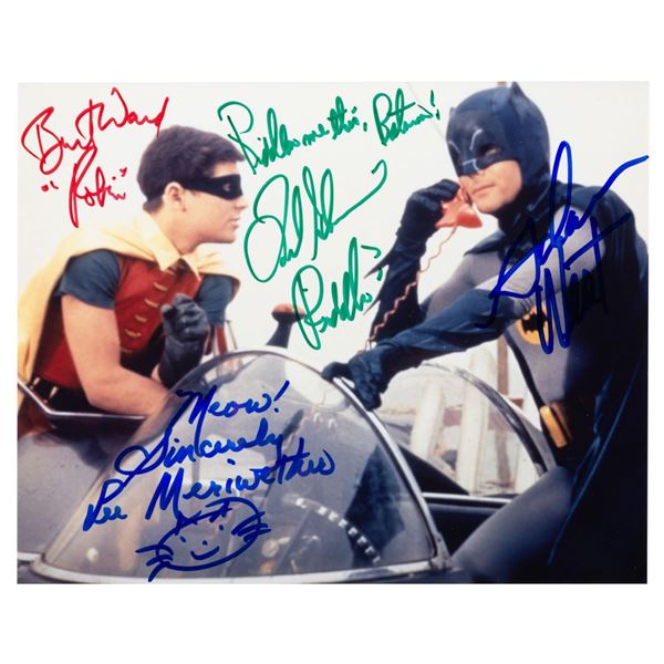 A Multi-Signed Batman and Robin Publicity Photo.