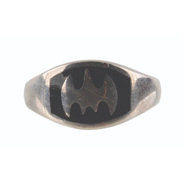 A Men's Sterling Silver Batman Ring.