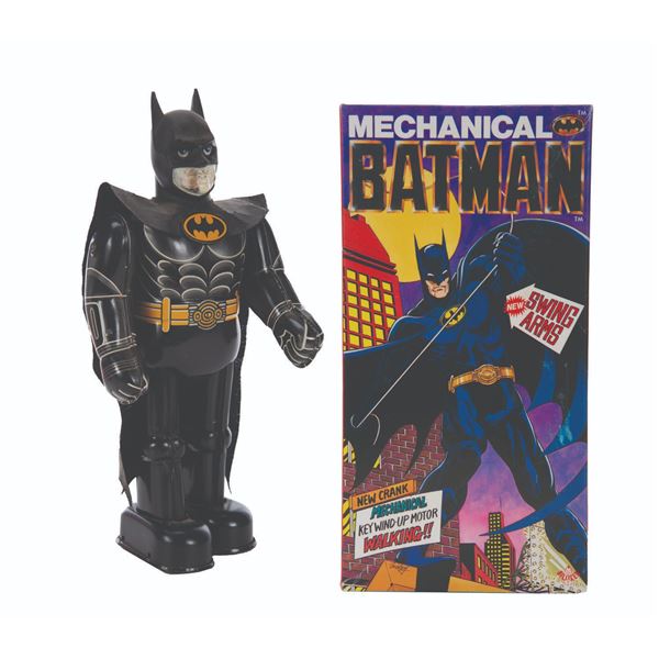 A Mechanical Batman Wind-Up Toy.