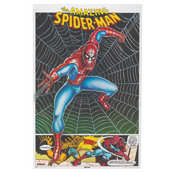 A 1977 Spider-man Laminated Poster.