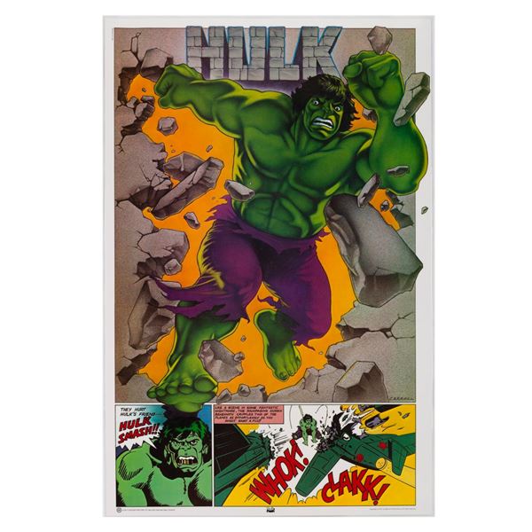 A 1977 Hulk Laminated Poster.