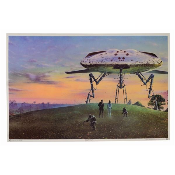 A Brain Wave Sci Fi Merchandise Poster Sample.