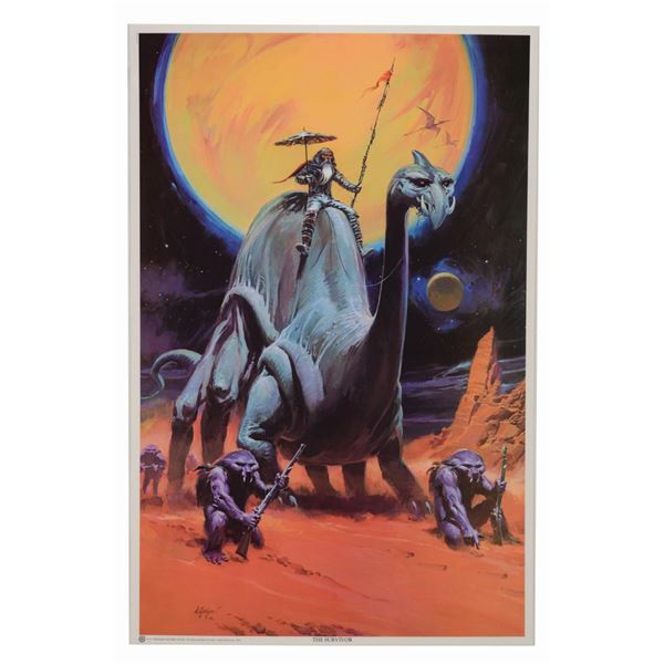 A The Survivor Sci Fi Merchandise Poster Sample.