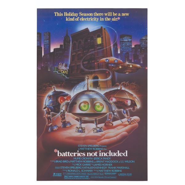 A "Batteries Not Included" Mini Poster.