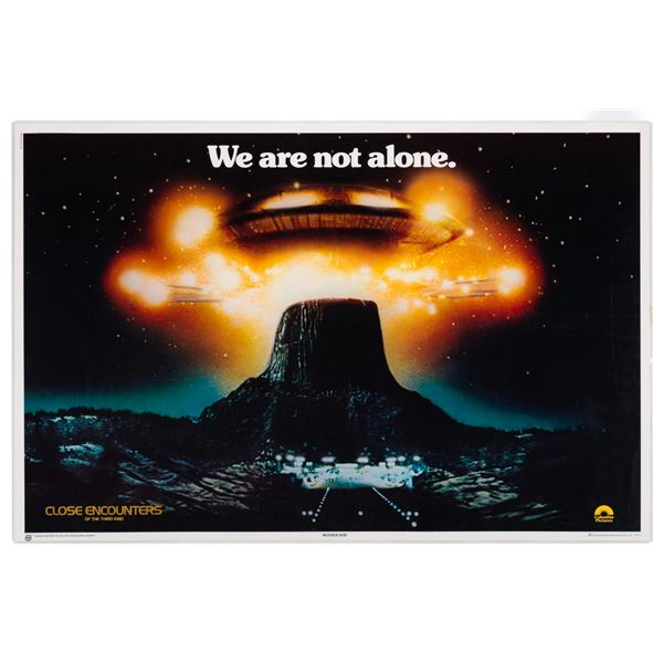 A Close Encounters of The Third Kind Mother Ship Poster Sample.