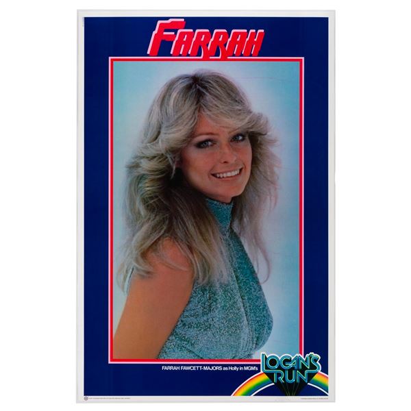 A Farrah Fawcett "Logan's Run" Merchandising Poster Sample.