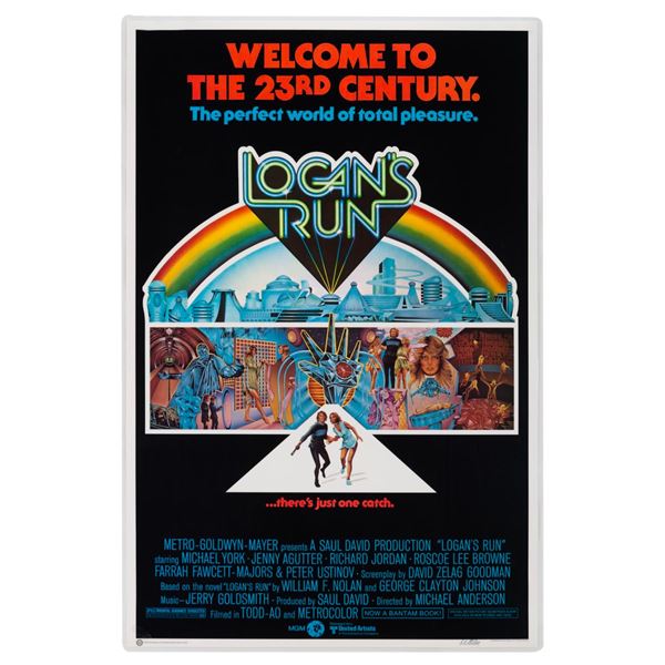 A "Logan's Run" Merchandise Poster Sample.