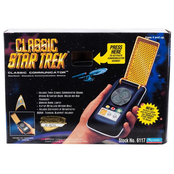 A 1994 Classic Star Trek Communicator.
