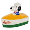 Image 1 : A Snoopy Boat Bank.