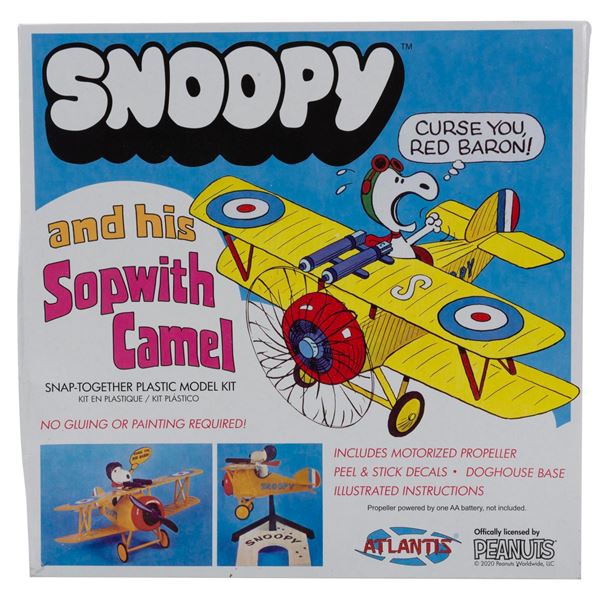 A Near-Complete Snoopy Sopwith Camel Model.