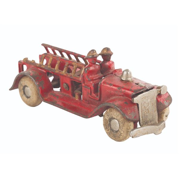 A Hubley Cast Iron Fire Truck.