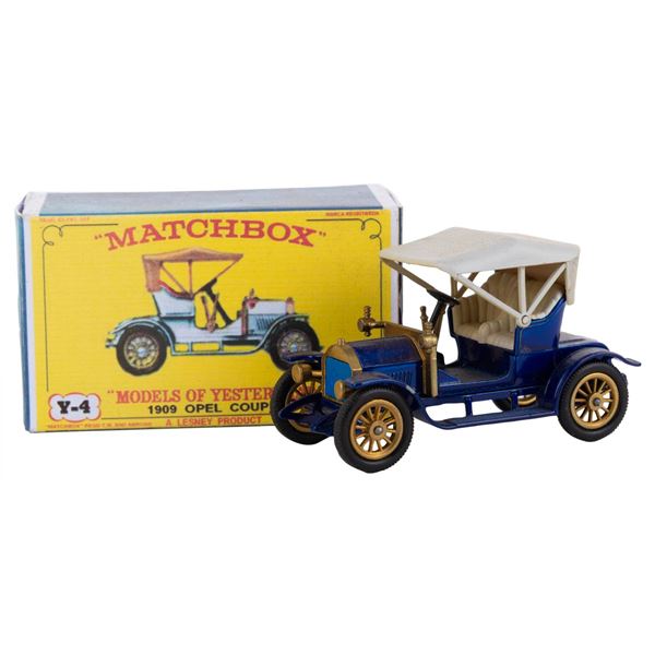 A 1909 Opel Coupe Model Car.