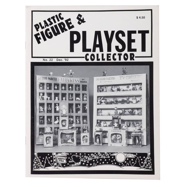 A Plastic Figure Collector Magazine with Rocketeer Playset Article.