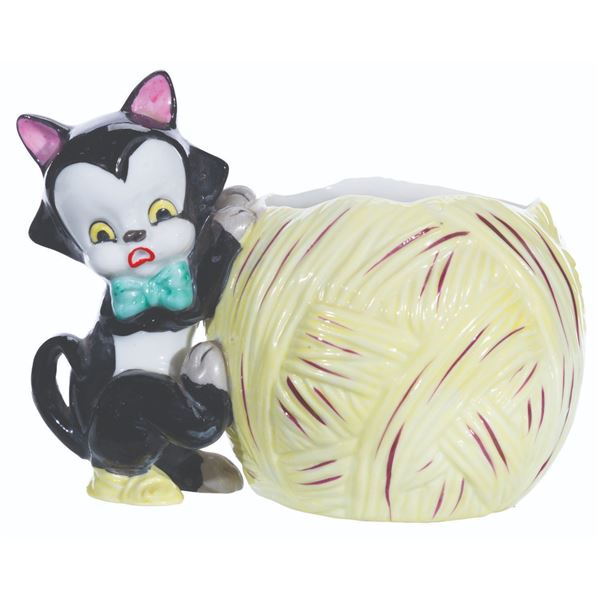 A Japanese Cat Ceramic Planter.