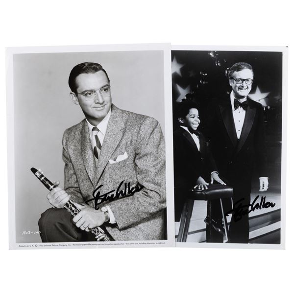 A Pair of Steve Allen Signed Photos.