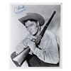 Image 1 : A Signed Chuck Connors "The Rifleman" Photo.