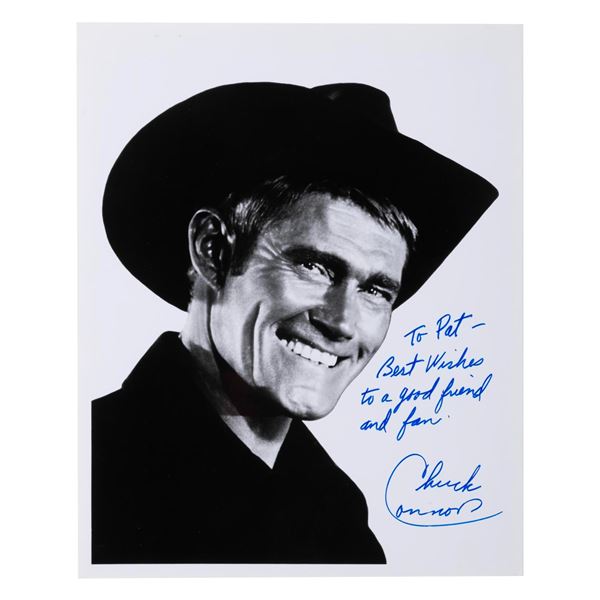 A Signed Chuck Connors Photo.