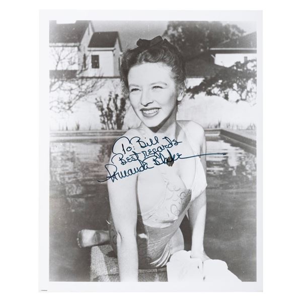 An Amanda Blake Signed Photo.