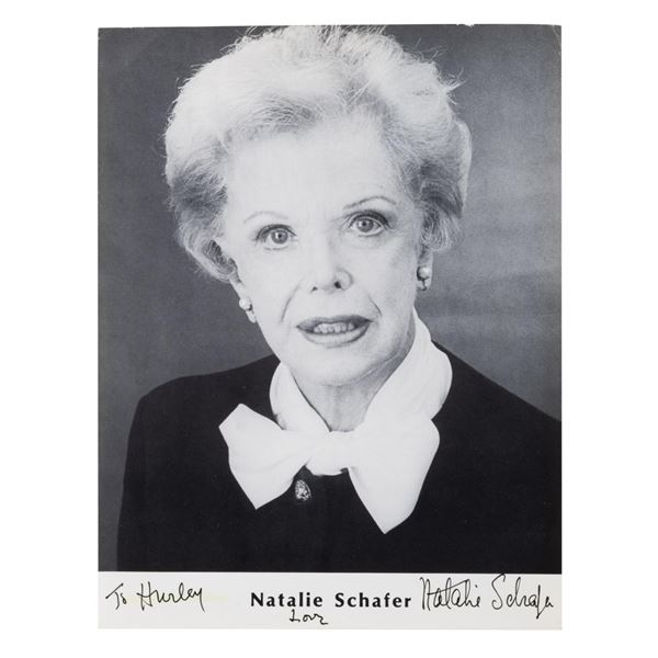 A Signed Natalie Schafer Headshot.