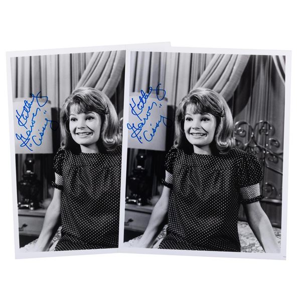 A Pair of Kathy Garver Signed "Family Affair" Photos.