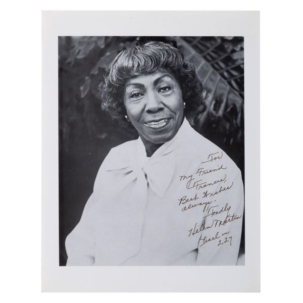 A Helen Martin Signed Photo.