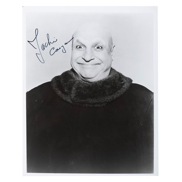 A Jackie Coogan Signed "The Addams Family" Photo.