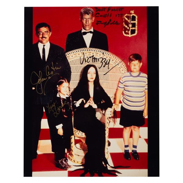 A Multi-Signed "The Addams Family" Publicity Photo.