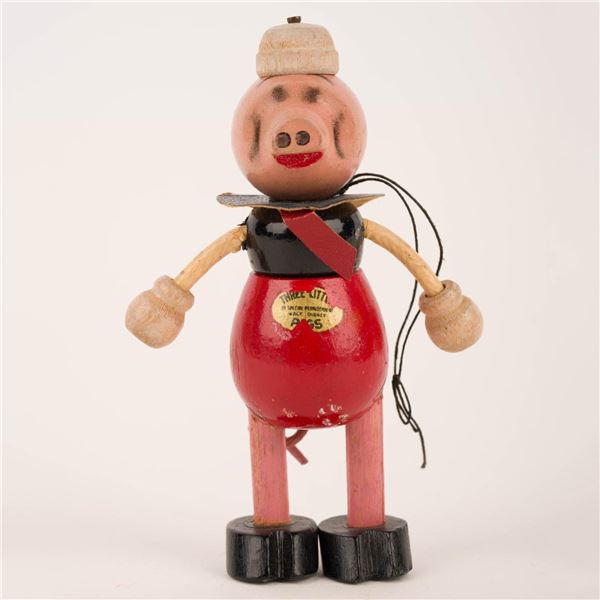 A "Three Little Pigs" Fun-E-Flex Toy.