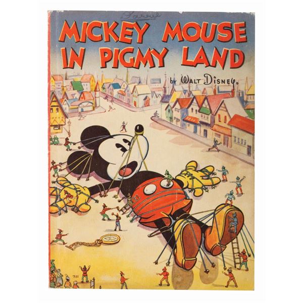A 1936 Mickey Mouse in Pigmy Land Book.