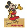 Image 1 : A Dixon Mickey Mouse Store Display Sign.