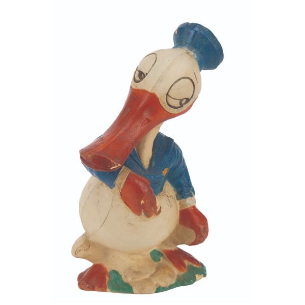 An Early Donald Duck Latex Figure.
